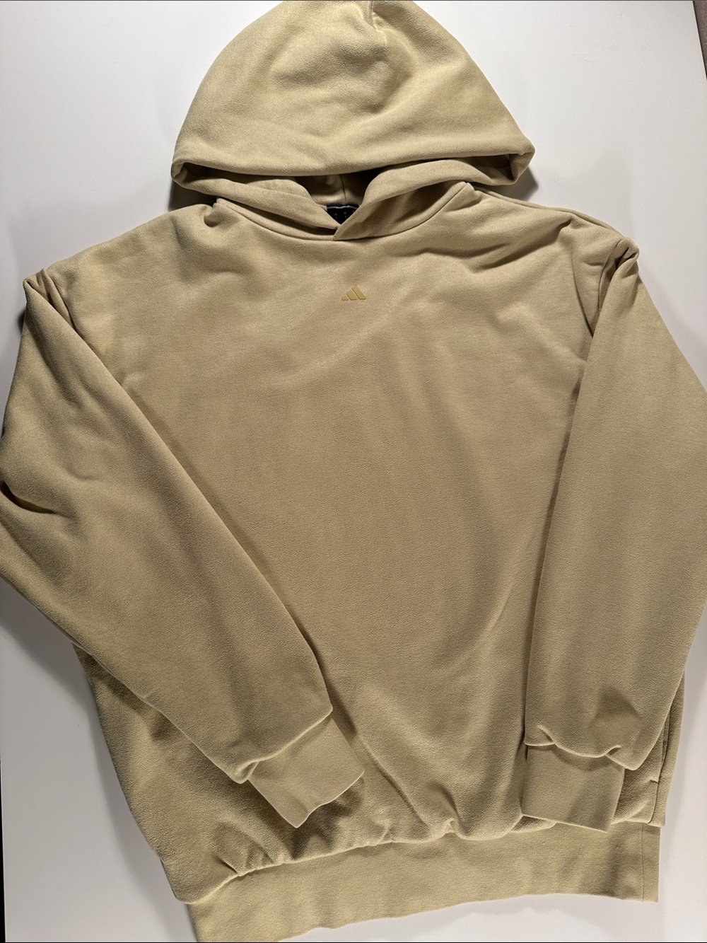 adidas Men's Sand/Tan Hoodie Swe sweatshirt